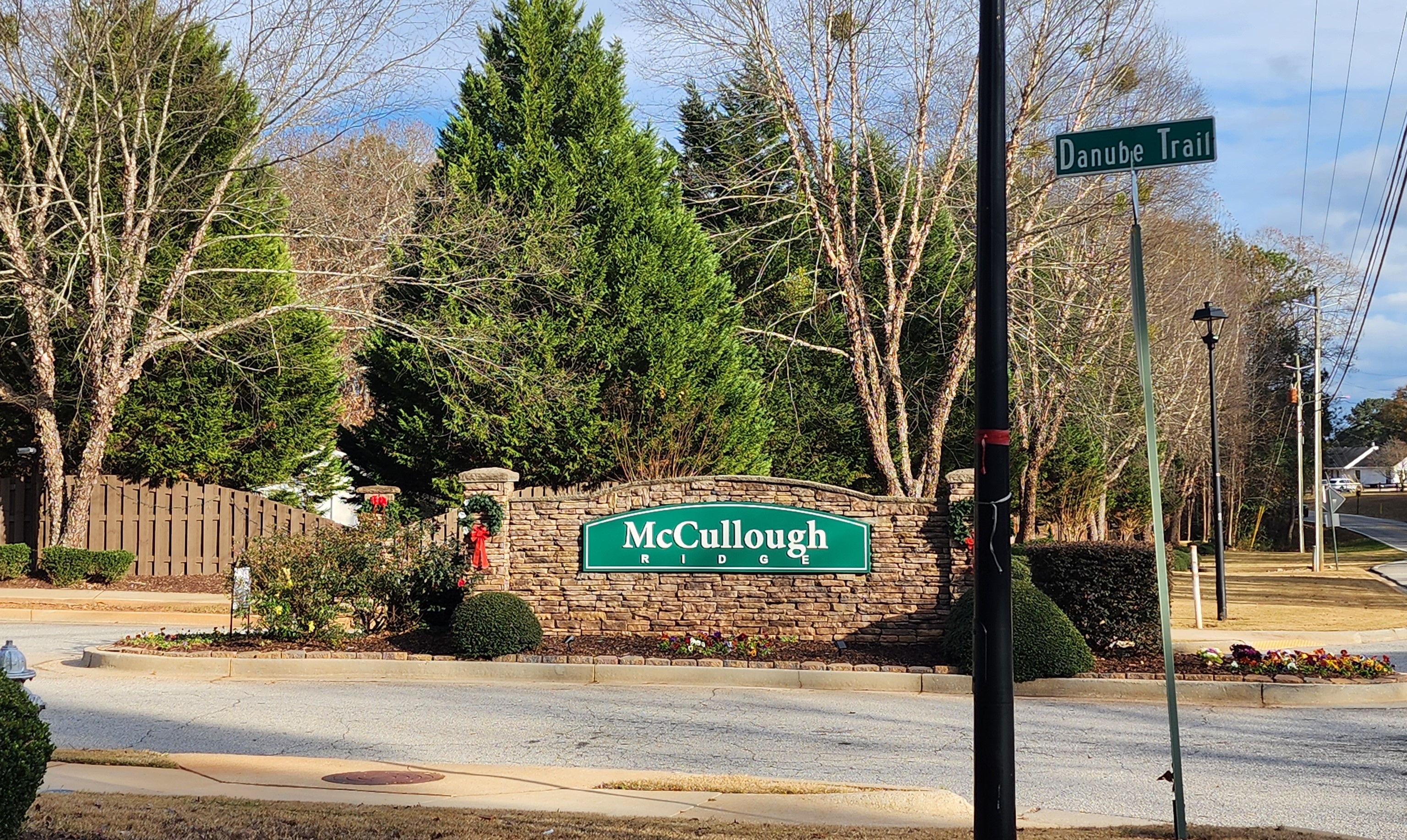 McCullough Ridge POA Entrance